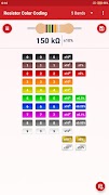 Resistor Color Coding captura de pantalla 1