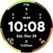 برنامه‌نما Dot Dial - Watch face عکس از صفحه