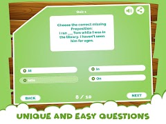 برنامهنما Learning Prepositions Quiz App عکس از صفحه
