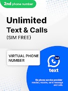 Text &Call Second Phone Number capture d'écran 6