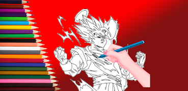 Ultra Instinct Coloring Book تصوير الشاشة 1