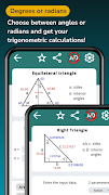 Kalkulator geometri & Trigonom screenshot 4