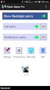 3 Schermata Flash Alerts Pro