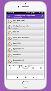 12th Physics Objectives screenshot 1