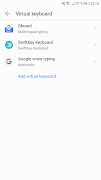 Virtual Keyboard For Android : captura de pantalla 1