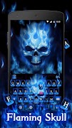 Flaming Skull 主題鍵盤 截圖 2