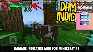 Damage Indicator Mod Minecraft स्क्रीनशॉट 1