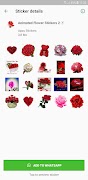 Animated Flower Stickers Screenshot 2