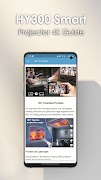 HY300 Smart Projector 4K Guide screenshot 1