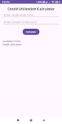 Credit Utilization Calculator Ekran Görüntüsü 4