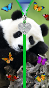 Panda pantalla de bloqueo. captura de pantalla 2