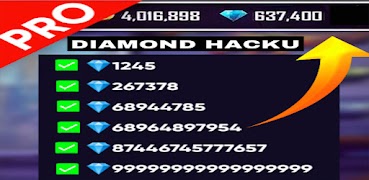 FFMax Diamond Hacku Mod Fire الملصق