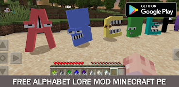 Alphabet Lore Mod Minecraft ảnh chụp màn hình 1