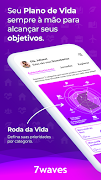 7waves: objetivos e metas Cartaz