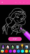 Learn To Draw Glow Princess ảnh chụp màn hình 1
