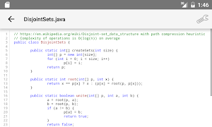 برنامهنما Algorithms in Java عکس از صفحه