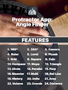 Protractor App: Angle Finder ảnh chụp màn hình 6