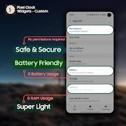 6 Schermata Pixel Clock Widgets & Themes