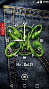 Slank Clock Widget Poster