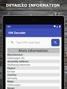 VIN Decoder ảnh chụp màn hình 7