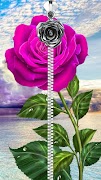 Rose Bildschirm sperren. Plakat