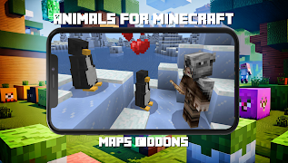 Animals for Minecraft plakat