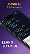 Devin AI — инженер-программист постер