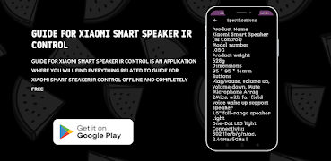 Xiaomi smart speaker IR Guide poster