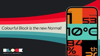 BLOCK Wallpaper - KLWP Pro स्क्रीनशॉट 2