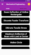 Mechanical Engineering Formula screenshot 4