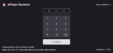aPlayer Receiver captura de pantalla 1