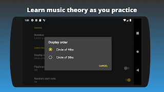 برنامه‌نما Piano Chords & Scales Trainer عکس از صفحه