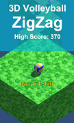 پوستر 3D Volleyball ZigZag