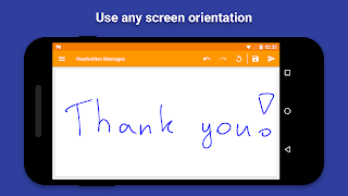 برنامه‌نما Handwritten Messages, MMS عکس از صفحه