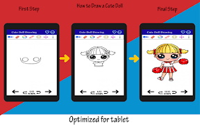 How to Draw Cute Dolls Step by Step ảnh chụp màn hình 3