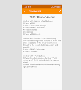 TPMS Reset Guide ภาพหน้าจอ 1