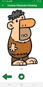 برنامهنما Cartoon Characters Drawing عکس از صفحه