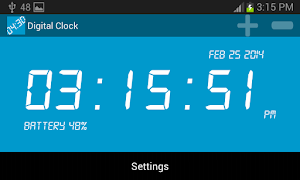 Digitaluhr Screenshot 1