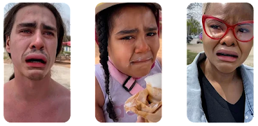 Crying face Snap Filter Guide Plakat