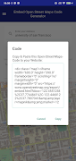 Embed code for OpenStreet Maps captura de pantalla 1