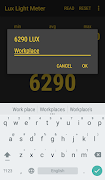 برنامه‌نما Lux Light Meter Pro عکس از صفحه