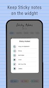 برنامه‌نما Sticky Notes - Color Notepad Widget عکس از صفحه