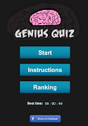 Genius Quiz - Smart Brain Triv スクリーンショット 3