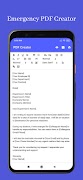 Emergency PDF Creator تصوير الشاشة 2