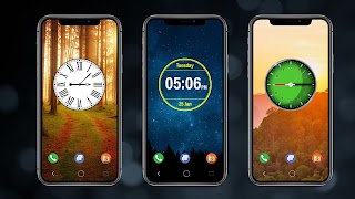 Digital Clock Lock Screen Pro اسکرین شاٹ 1