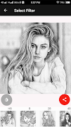 برنامه‌نما Sketch Photo Maker عکس از صفحه
