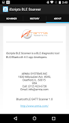 1 Schermata iScripts BLE Scanner