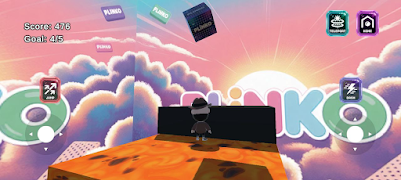 Collect cubes on the platforms 스크린샷 2