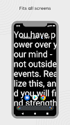 2 Schermata Text Walls - Text Wallpaper