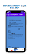 English: form 1 to 4 notes screenshot 1